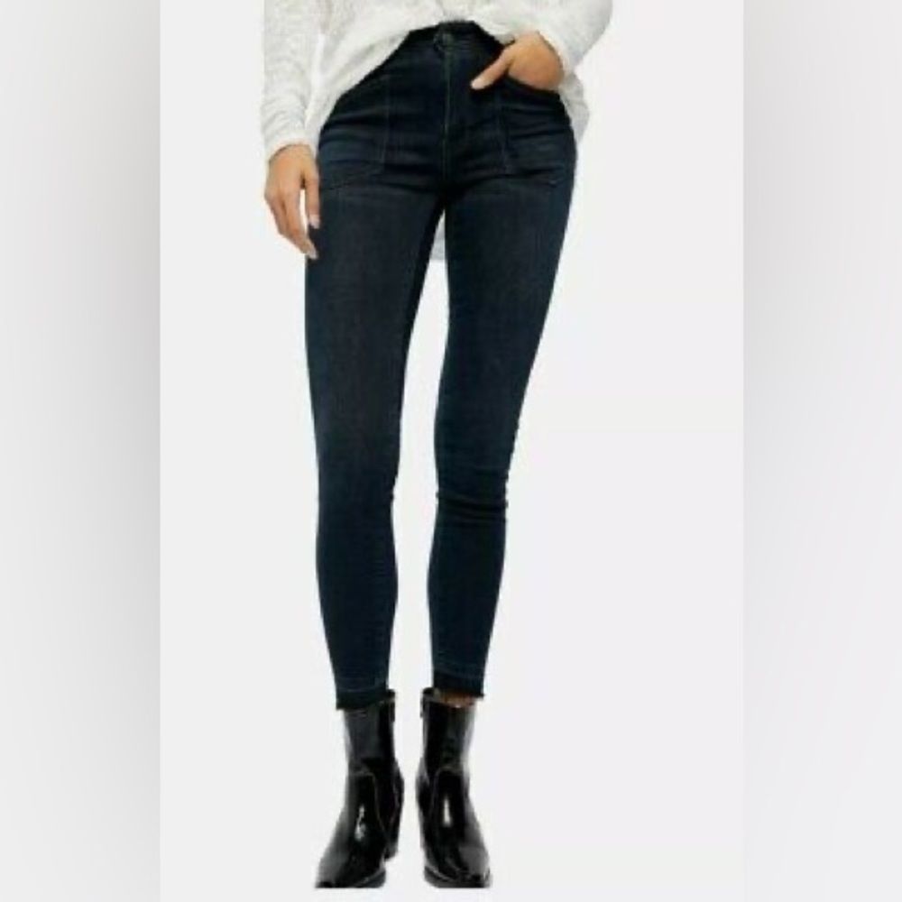 High-Rise Black Skinny Jeans - Picture 1 of 16